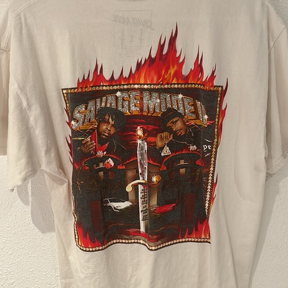21 Savage Graphic T Shirt from savage mode 2 - Picture 2 of 3